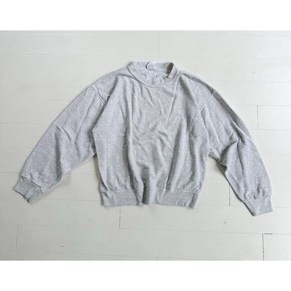 Vintage 90s Santee Super Soft Gray Crewneck Sweatshirt Small - Picture 1 of 4